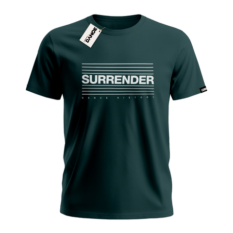 T-Shirt - SURRENDER (green) - La Storia Della Dance