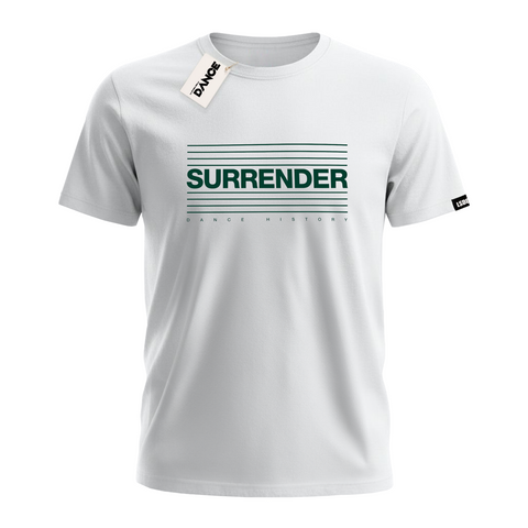 T-Shirt - SURRENDER (white) - La Storia Della Dance
