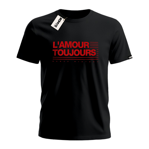 T-Shirt - L'AMOUR TOUJOURS (Black) - La Storia Della Dance