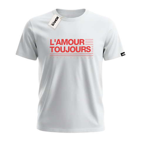 T-Shirt - L'AMOUR TOUJOURS (White) - La Storia Della Dance