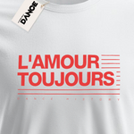 T-Shirt - L'AMOUR TOUJOURS (White) - La Storia Della Dance
